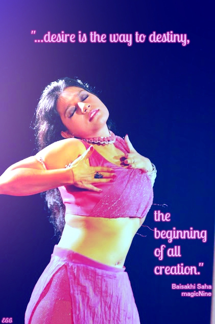 desire is the way to destiny, the beginning of all creation