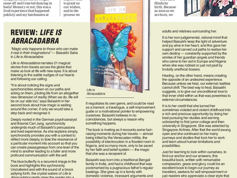 Life Is Abracadabra: Book review by The Telegraph