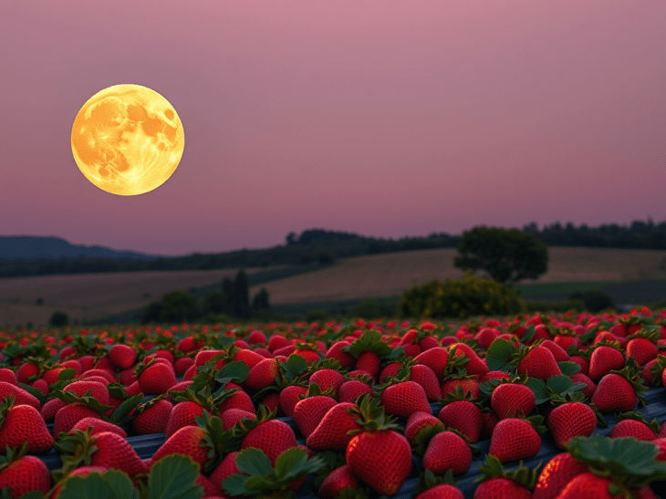 strawberry moon of june
