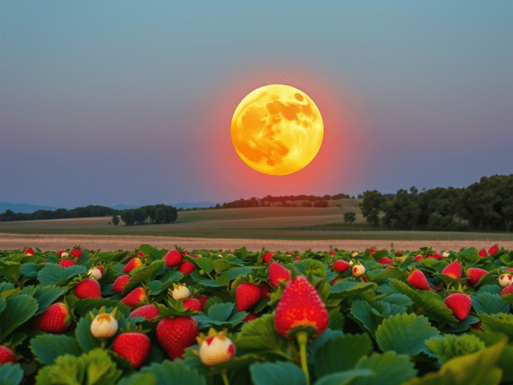 strawberry moon of june